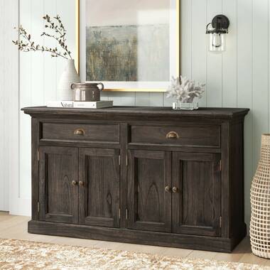 Fireside Lodge Sideboard With Bar Hutch | Wayfair